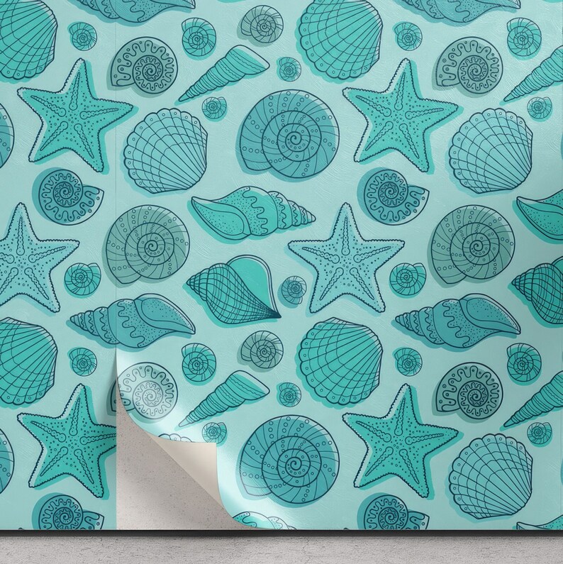 Buy Ocean Seashell Kids Room Wallpaper Cool Patterns Perfect for Any