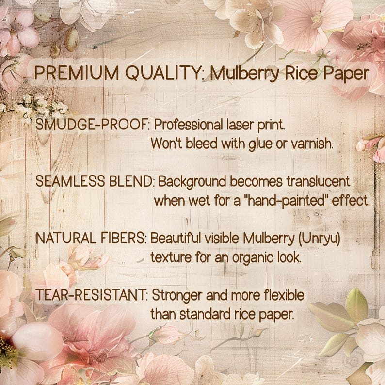 Elegant Black Swan & Pink Roses Rice Paper A4 – Gothic Romance Mulberry ...