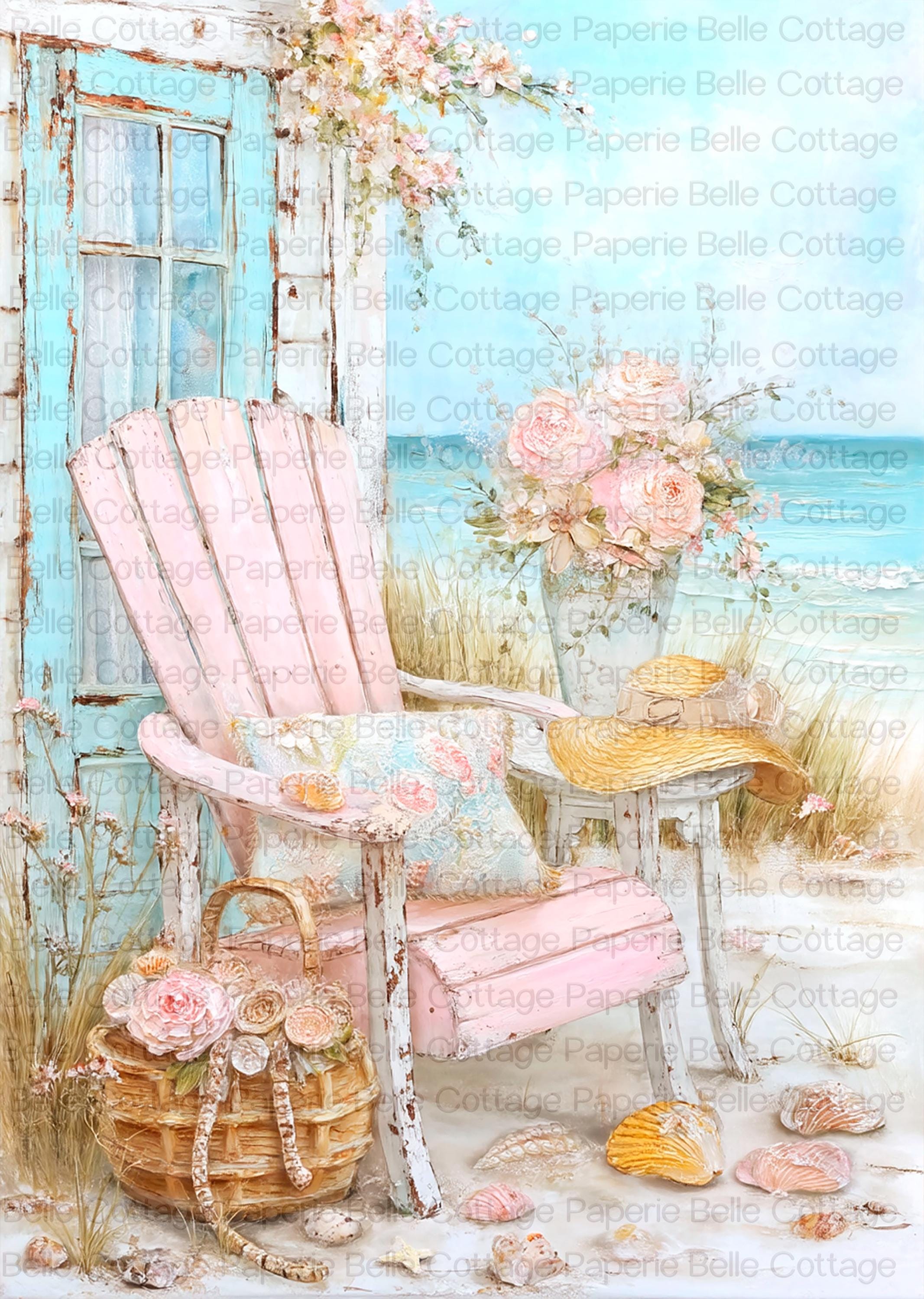 Vintage Deck Chair Canvas - Etsy