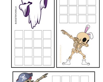 3 mini challenges "dab halloween-2"