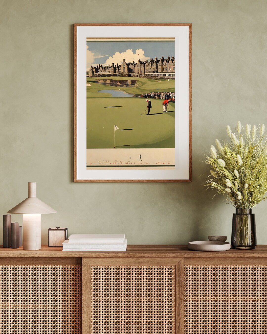 St. Andrews Golf Travel Poster, Golf Art, Golf Artwork, Golf Wall Art