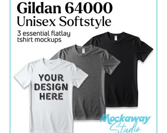 Gildan 64000 Mockup Bundles, Gildan Tshirt Mockup Bundle, Black White Grey Mockups, Canva 64000 Bundle, Gildanmocks, Print On Demand Bundles