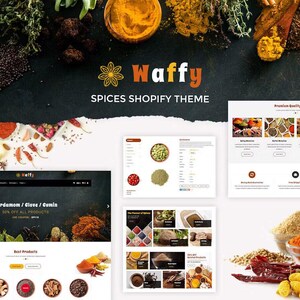 Waffy | Spices, Dry Fruits Store Shopify Theme - Instant Delivery Worldwide