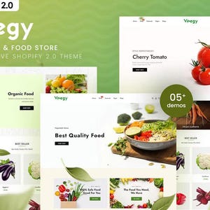 Vaegy - Organic & Food Store Shopify 2.0 Theme - Instant Delivery Worldwide