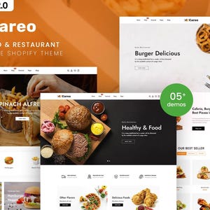 Careo - Fast Food & Restaurant Shopify 2.0 Theme - Instant Download