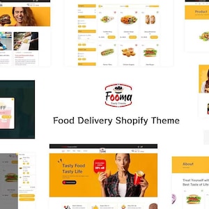 Fooma - Responsive Food Delivery Shopify Theme - Instant Download