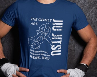 Sanftes Kunst Jiu-Jitsu T-Shirt | Brasilianisches Jiu Jitsu | Bein Locker