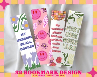 Bookmark SVG Bundle Bookmark Template Svg Bookmark Png Printable bookmark Books Svg Retro Book svg Bookmark Quote svg Reading svg Creative