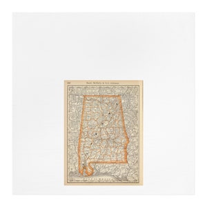 Alabama Tea Towel - Alabama Kitchen Towel - Alabama Dish Towel - Alabama Housewarming - Alabama Airbnb Decor - Alabama Realtor Gift