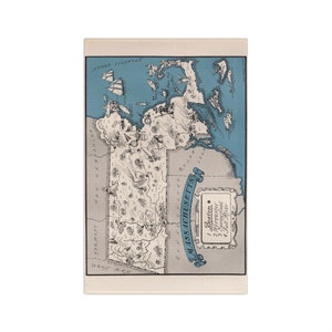 Massachusetts Tea Towel - Massachusetts Kitchen Towel - Massachusetts Dish Towel - Massachusetts Housewarming - Massachusetts Airbnb Decor