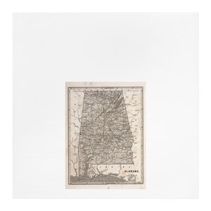 Alabama Tea Towel - Alabama Kitchen Towel - Alabama Dish Towel - Alabama Housewarming - Alabama Airbnb Decor - Alabama Realtor Gift