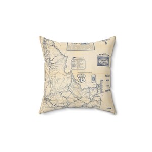 Idaho Map Pillow - Idaho Wedding Gift - Idaho Pillow - Housewarming Gift - Study Abroad - Exchange Student
