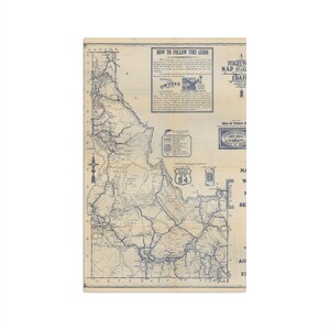 Idaho Tea Towel - Idaho Kitchen Towel - Idaho Dish Towel - Idaho Housewarming - Idaho Airbnb Decor - Idaho Realtor Gift