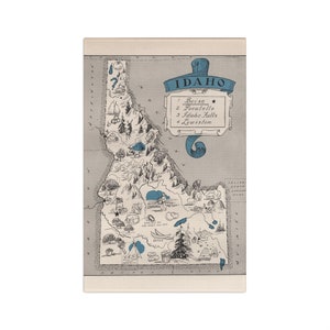 Idaho Tea Towel - Idaho Kitchen Towel - Idaho Dish Towel - Idaho Housewarming - Idaho Airbnb Decor - Idaho Realtor Gift