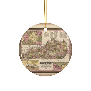 Kentucky Map Ornament - Kentucky Ornament - Kentucky Gift - Kentucky Map - Kentucky Christmas Ornament - Kentucky Realtor Gift
