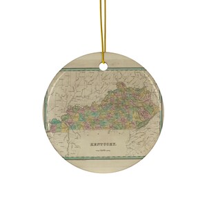 Kentucky Map Ornament - Kentucky Ornament - Kentucky Gift - Kentucky Map - Kentucky Christmas Ornament - Kentucky Realtor Gift