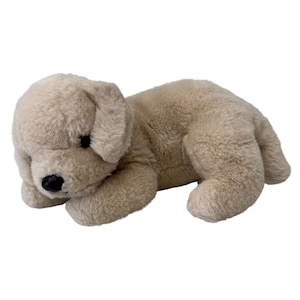 Ty Beanie Golden Lab Puppy Dog Plush Toy 10&quot; 1995 Stuffed Animal Toy Gift