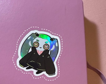 Cyberpunk Rebecca Sticker