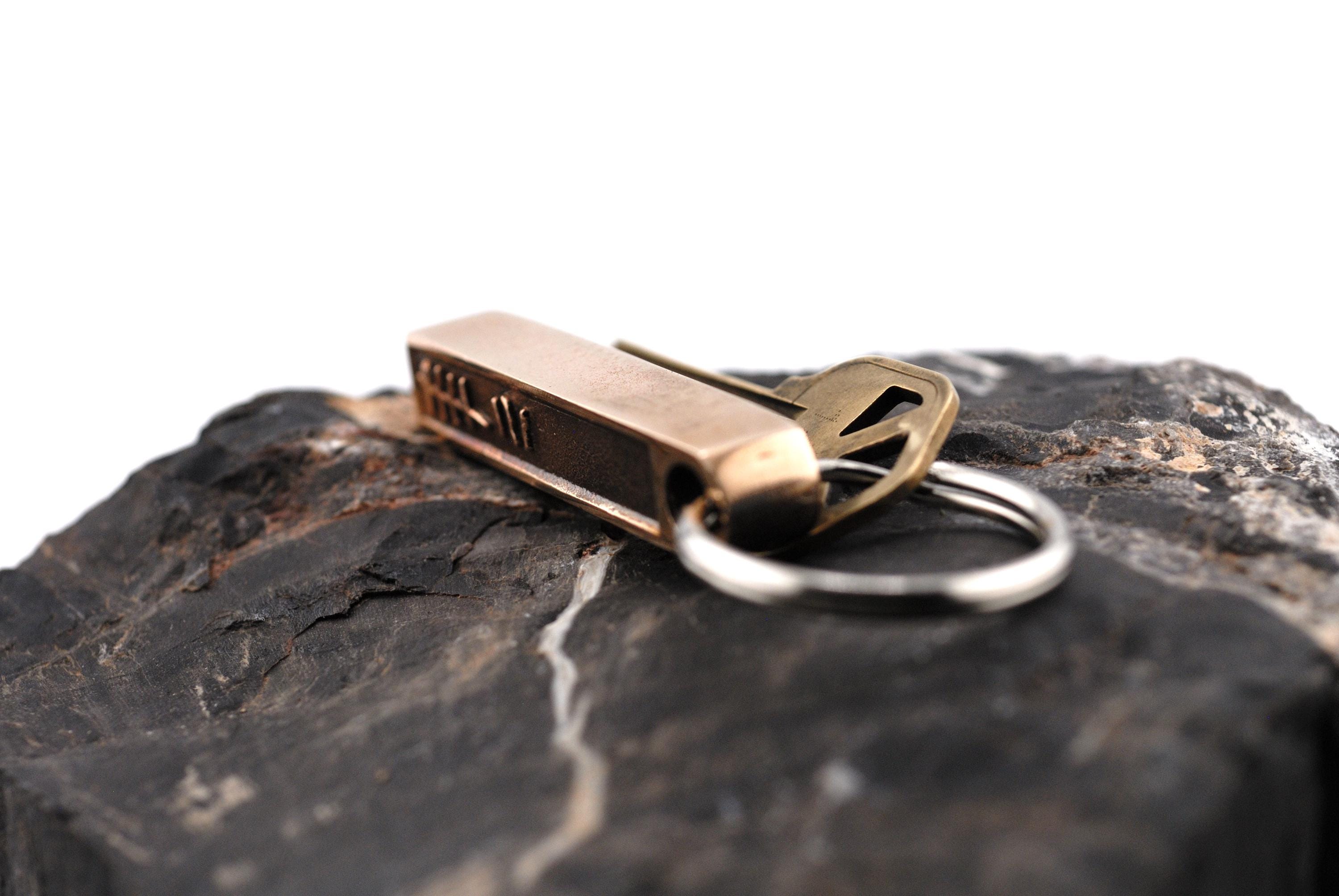 Band Custom Key Rings Bronze Custom Key Ring | 8th Anniversary Gift | Couples Gift 8 Year ...