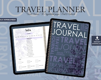 Travel Planner,Vacation Planner,Trip Planner, Travel Diary, Travel Journal Diary, Google Sheets Travel, Girls Trip Itinerary