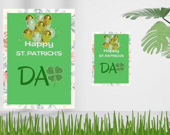 St Patricks Day Card, St Paddys Day Card, Patrick Day Card, St Patrick Vintage, St Patrick Ephemera, Patrick Collage, Funny St Pattys Card
