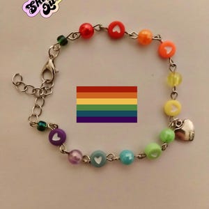 Pride rainbow bracelet