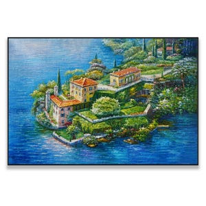 Captivating Villa del Balbianello Artwork - Lake Como Serenity