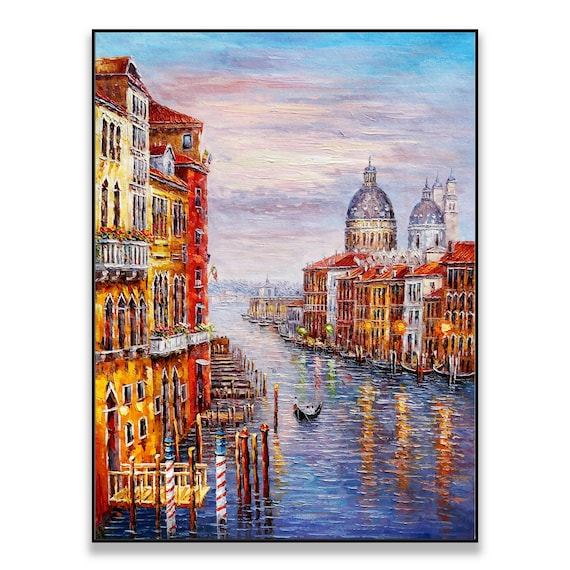 【油絵】イタリアベネチアの景色 油絵】イタリアベネチアの景色 - メルカリ
