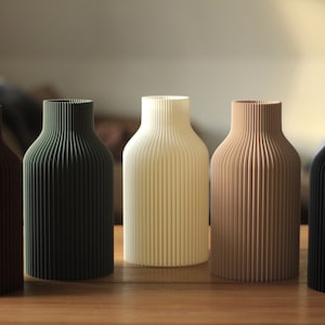 AURORA Flaschenvase by PrintedHarmony / Vase aus BIO PLA / wasserdicht / 3D Druck / Blumenvase / Deko / Geschenk / Trockenblumen / massiv Bild 3