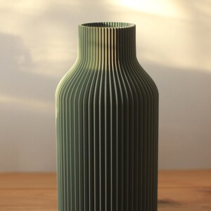 AURORA Flaschenvase by PrintedHarmony / Vase aus BIO PLA / wasserdicht / 3D Druck / Blumenvase / Deko / Geschenk / Trockenblumen / massiv Bild 5