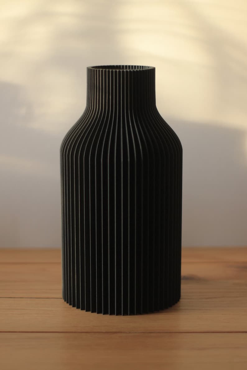 AURORA Flaschenvase by PrintedHarmony / Vase aus BIO PLA / wasserdicht / 3D Druck / Blumenvase / Deko / Geschenk / Trockenblumen / massiv Bild 8