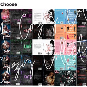 Taboo & Why Choose - Mini Book Covers for DIY Mini Books - DIGITAL DOWNLOAD