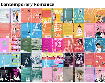 Contemporary Romance & Sports Romance Collection - Mini Book Covers for DIY Mini Books - DIGITAL DOWNLOAD