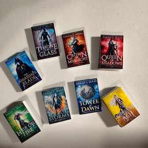 Sarah J. Mass Collection - Mini Book Covers for DIY Mini Books - DIGITAL DOWNLOAD