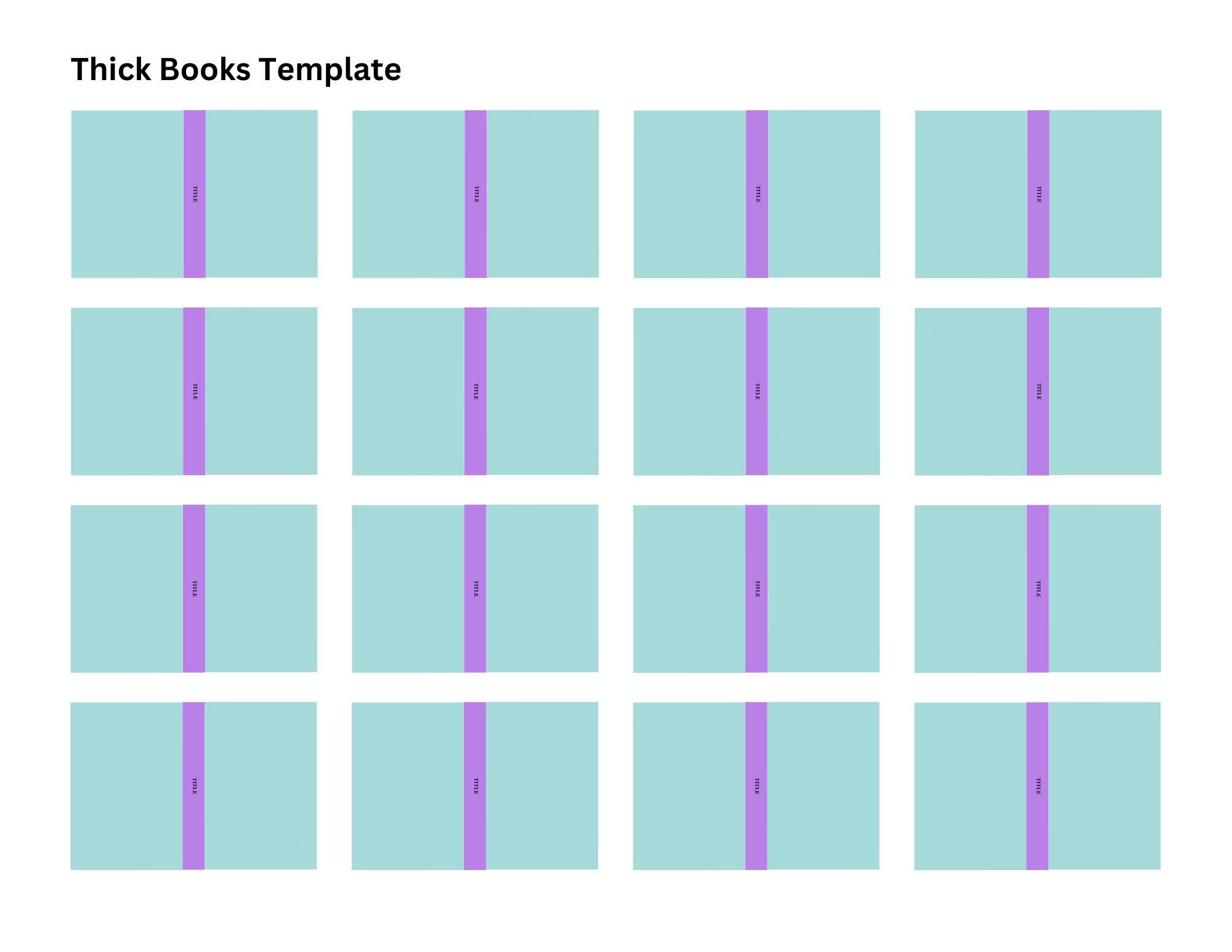 Mini Book Template & Tutorial (1:6 Scale Mini Books) - Etsy
