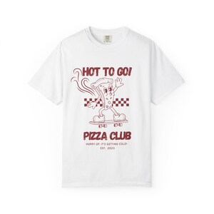 Pizza Graphic T-shirt, Food Lover Gift, Unisex Tee, Hot To Go Design, Subtle Chapel Roan Shirt, Comfortable Cotton Top