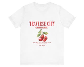 Traverse City Cherry Festival T-Shirt: Soft Cotton Unisex Tee