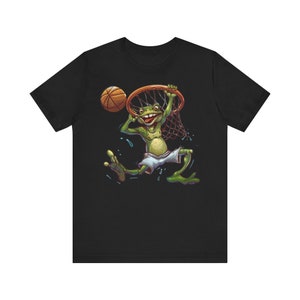 Basketball T-Shirt with Crazy Frog