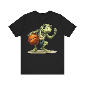 Basketball T-Shirt with Crazy Frog