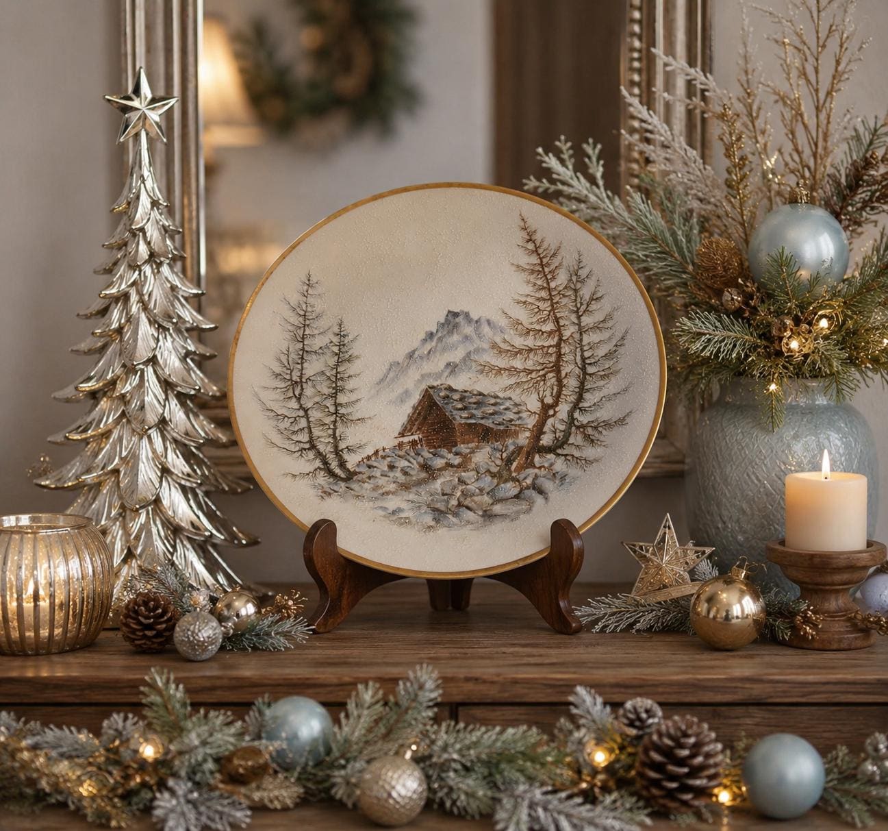 Vintage Winter Scene Plate - Etsy - Page 7