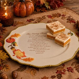 Harvest Giving Plate Ceramic Autumn Serving Platter – Pass the Love!