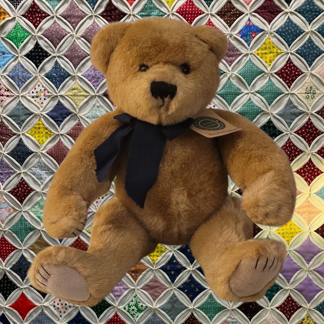 Vintage Teddy Bear With Ribbon - Etsy - Page 2