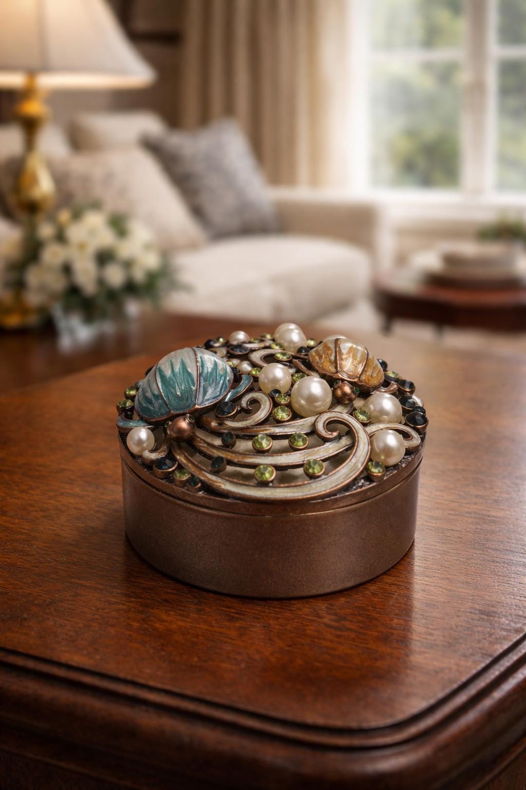 Jay Strongwaterジェイ・ストロングウォーター製装飾小物入れ Trinket Box Jay Strongwater - Etsy