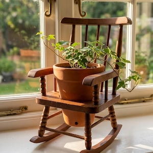 Chair Plant Holder Vintage - Etsy