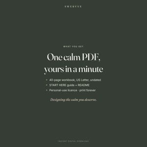 High-Functioning Anxiety Workbook Printable, CBT Anxiety Journal & Overthinking Worksheets, Coping Skills, Trigger Tracker PDF image 9