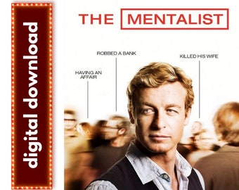 Digital Download !! * The Mentalist * old tv series * 7 seasons (149Ep)* english dubbing * no ads * 1080p