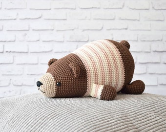 Big Bear Crochet Pattern , Amigurumi bear Pattern , Digital Download , English Pdf