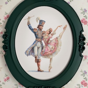 Vintage Nutcracker Cross Stitch Pattern: Color & B/W Charts (PDF Download, Pattern Keeper Compatible)