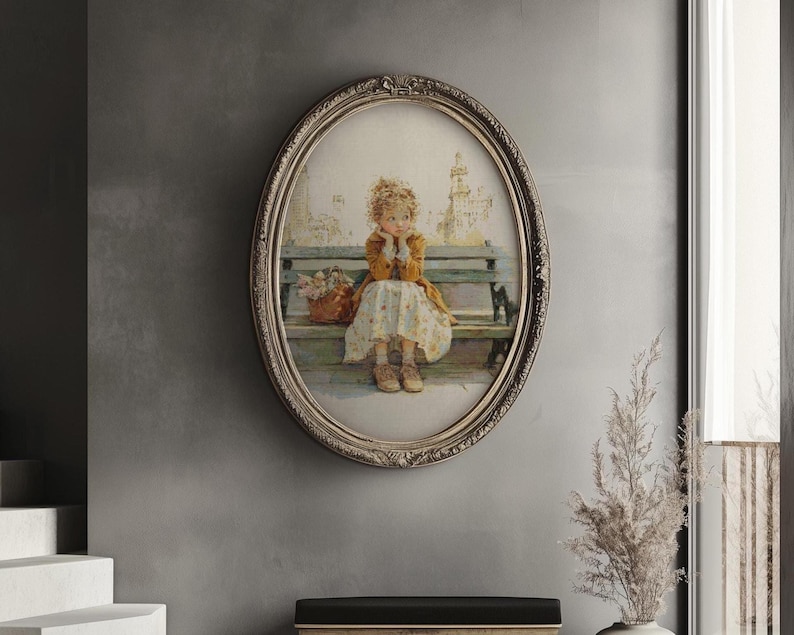 Vintage Cross Stitch Pattern: "Alone in the city" Embroidery (PDF Download, Pattern Keeper Compatible) image 6