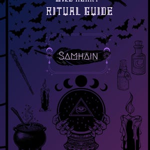Samhain Ritual Guide | Digital Witchcraft for Ancestral Connection, Releasing, and Divination | Witchy PDF